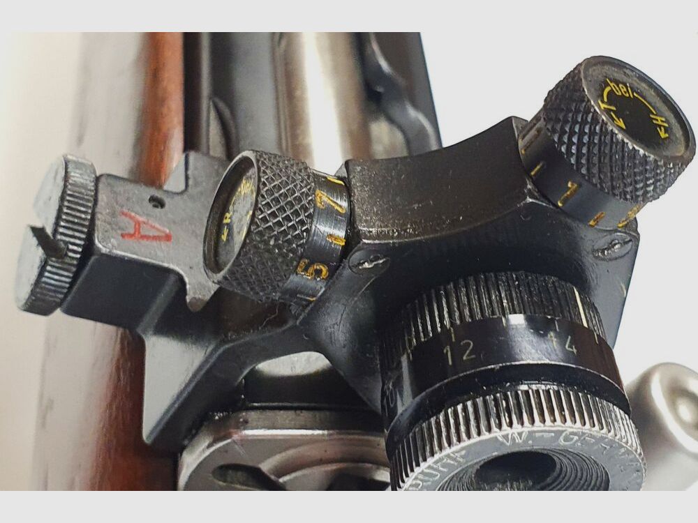 Bern Weapons Factory Repeating Rifle Bern Weapons Factory Swiss K31 Caliber 7.5x55 Swiss complete matching numbers + Diopter