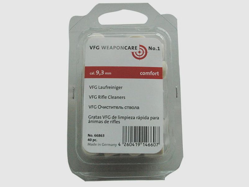 VFG Comfort barrel cleaners, 40 pieces
