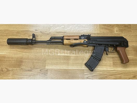 Schalldämpfer für Büchsen auf AK/AKM Basis - ASE UTRA SL6i-BL 9.3/.338 für BoreLock HiPer Short 7.62 Mündungsfeuerdämpfer M14x1 Links - System AK47 AK-47 AKM wie z.B. WBP