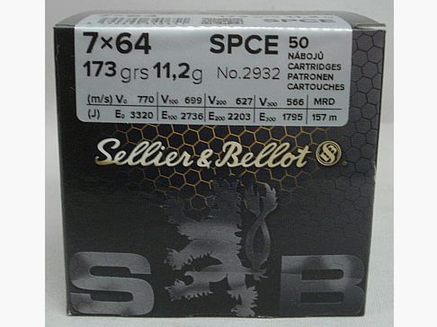 7x64 SPCE-Target - 11,2g/173gr (a50)