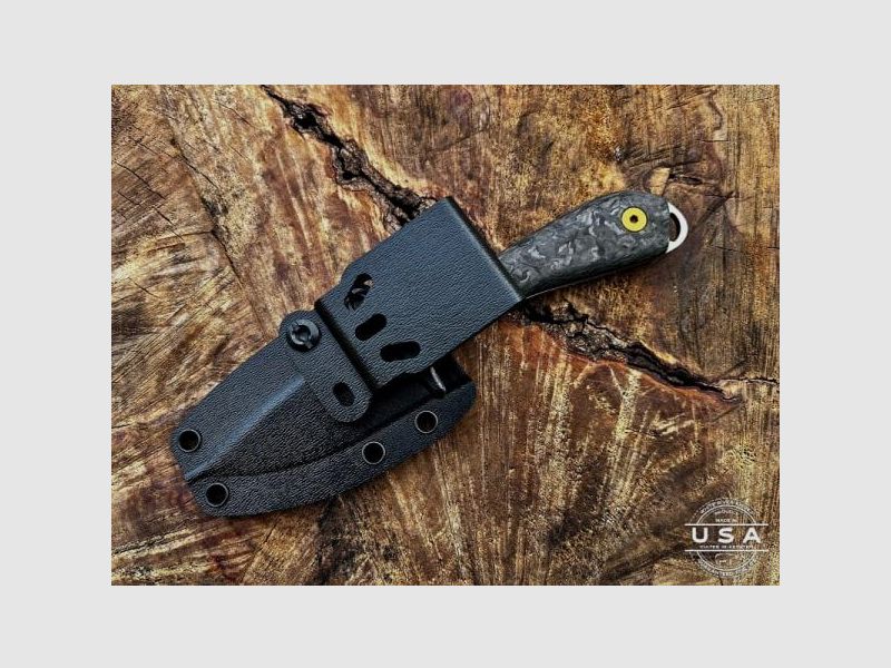 Diverse Feststehendes Messer M1 Caper PVD Black LIMITED 7,6cm Klinge