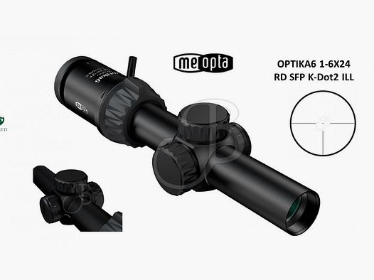 MEOPTA MEOPRO OPTIKA 6 1-6X24 RD SFP K-Dot2 illuminato
