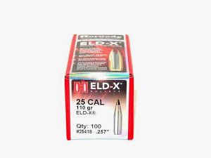 OGIVA HORNADY 25 CAL. 257″ 110GR ELD-X