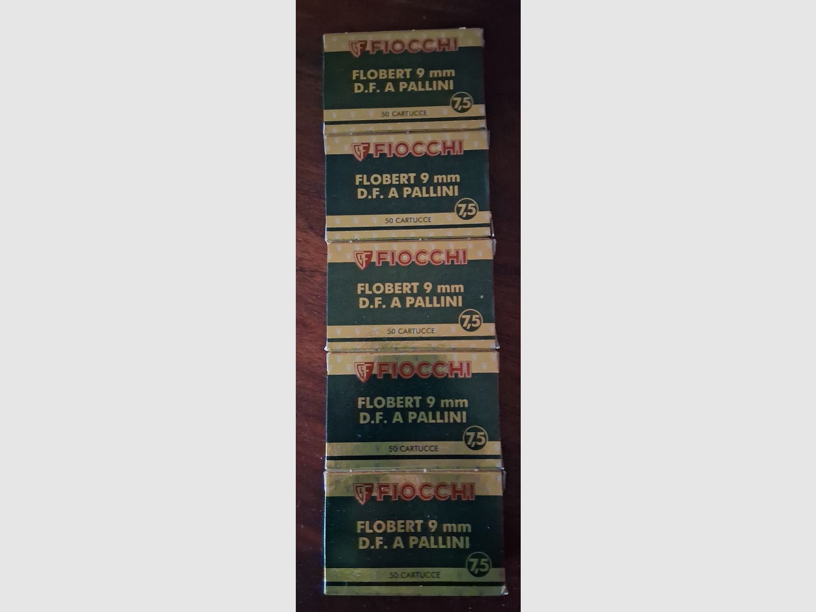 FIOCCHI Flobert 9mm Shots D.F. APALLINI 50 sztuk w opakowaniu N°7,5 - 2,4mm