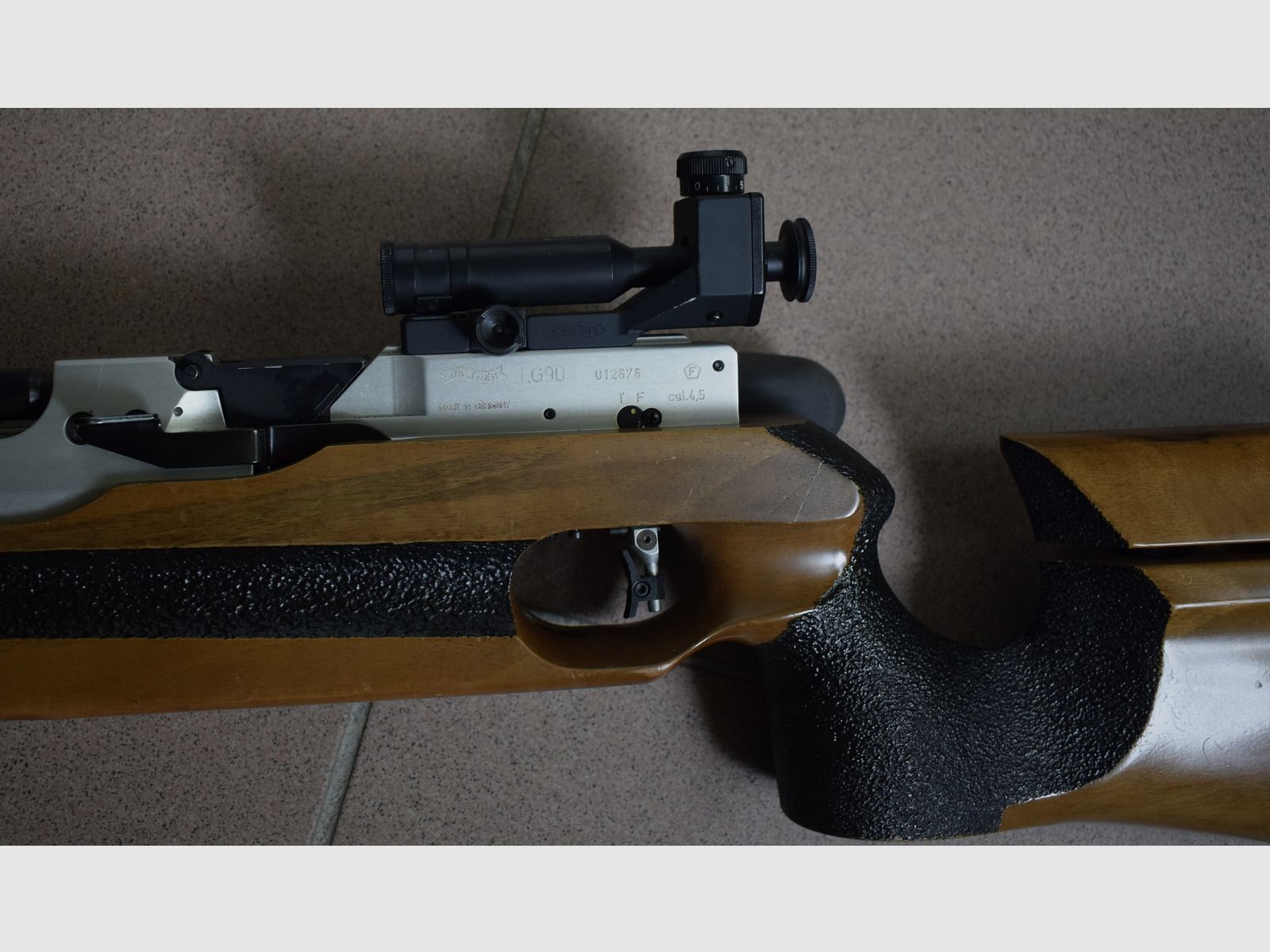 Carabina de aire Walther LG90 - Juntas Nuevas 4,5 Diabolo