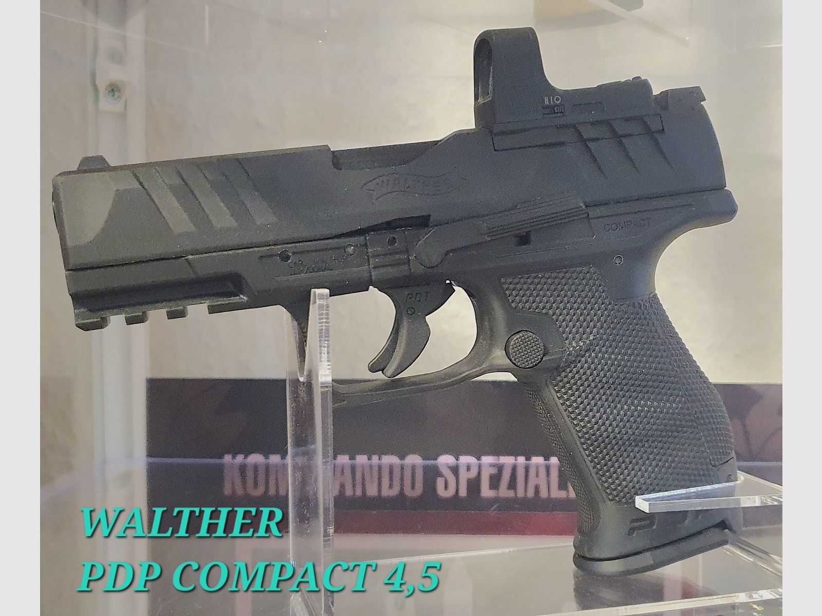 Walther CO2 pistolet PDP Compact 4" – zestaw