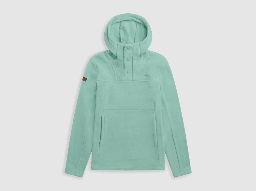 Bergans Hareid Fleece Hoodie Women Mint Crush XS