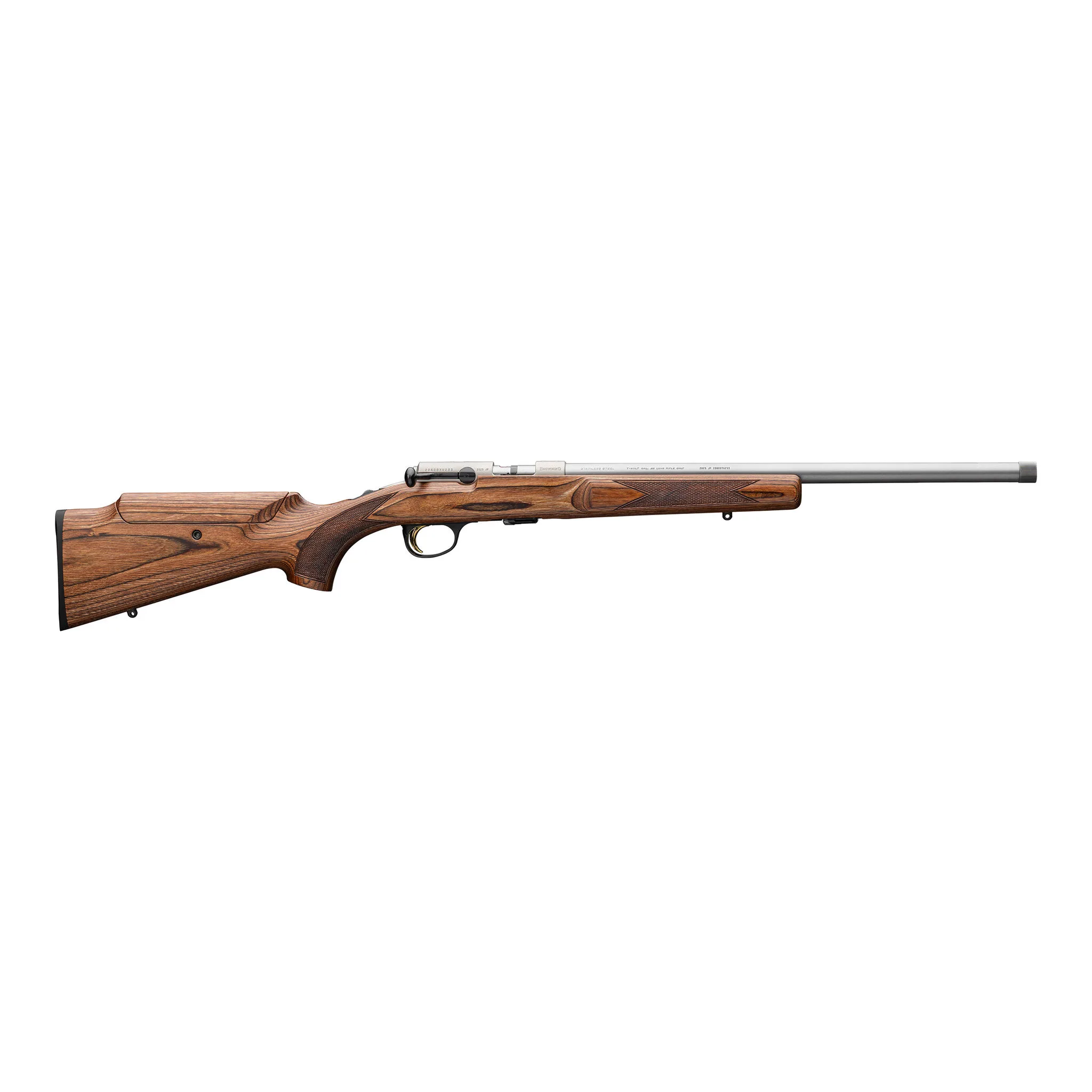 Browning T-BOLT BROWN LAMINATED ADJUSTABLE STAINLESS 49CM – 22lr