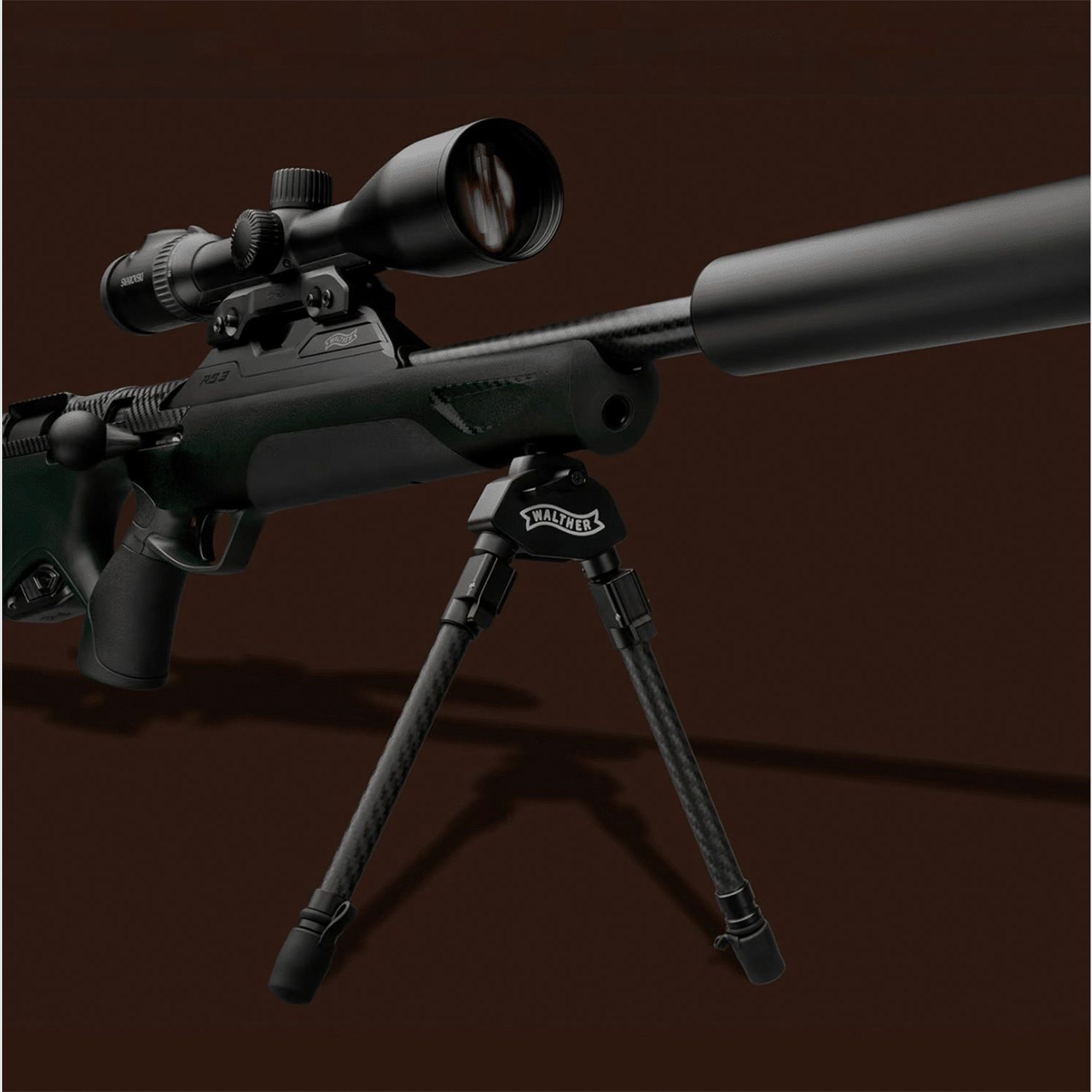 Bipod für Büchse WALTHER RS3 Pro Hunt Tac, Bild 2 von 3