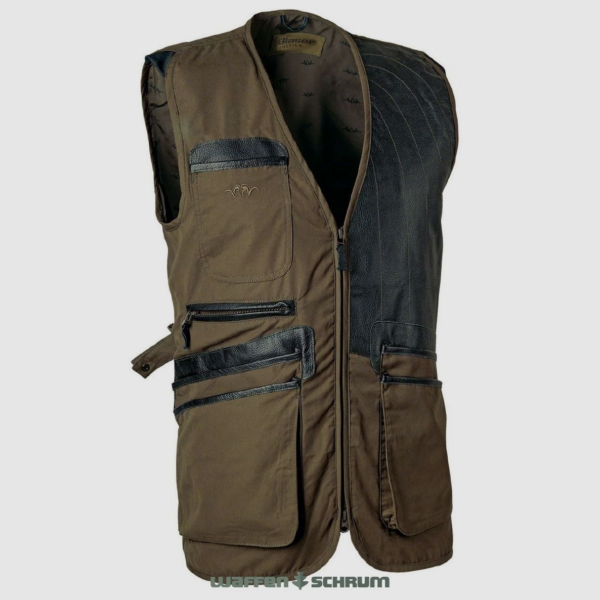 Veste de tir toute saison Blaser à gauche brun olive