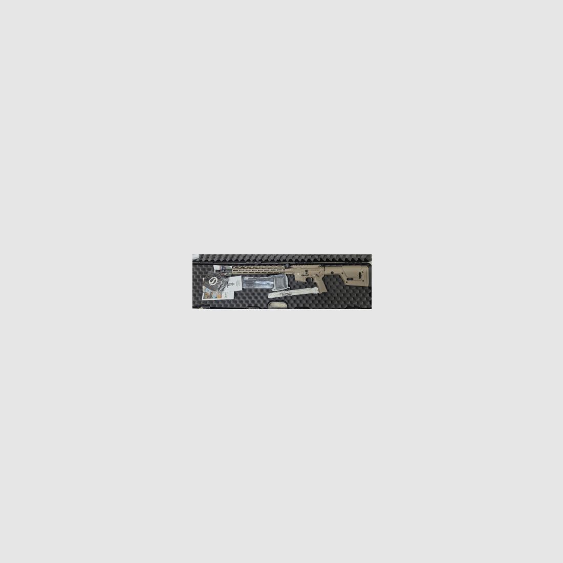 Schmeisser AR15 DMR .223 Rem. Terre sombre plate