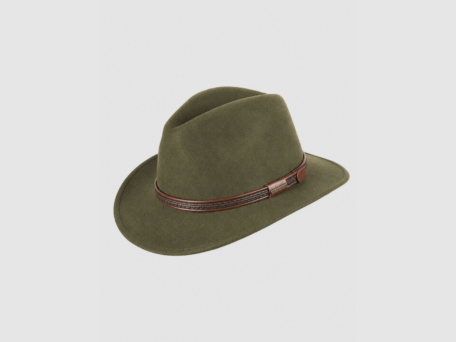 Hatland Ashford Cappello di feltro verde oliva, immagine 1 di 3