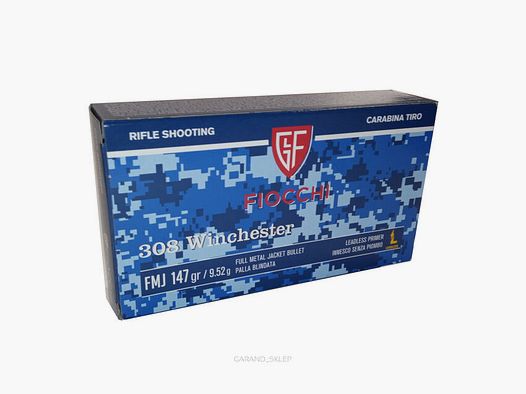 Amunicja Fiocchi .308Win 147gr/9,52g FMJ