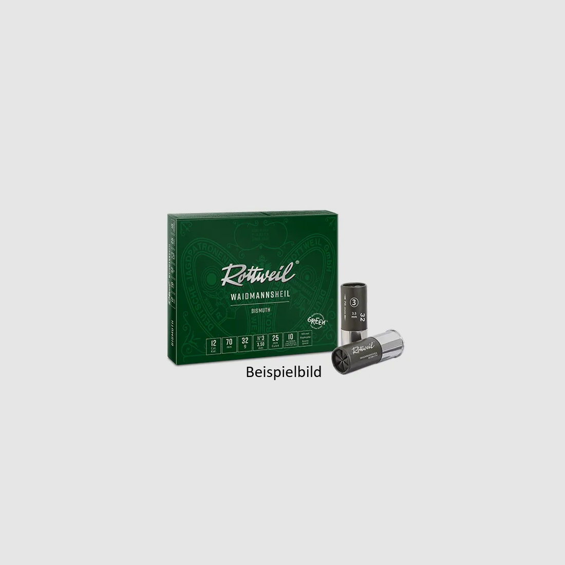 ROTTWEIL Waidmannsheil Steel & Copper HP 20/70 Schrotpatrone 26 g Nr. 4+5