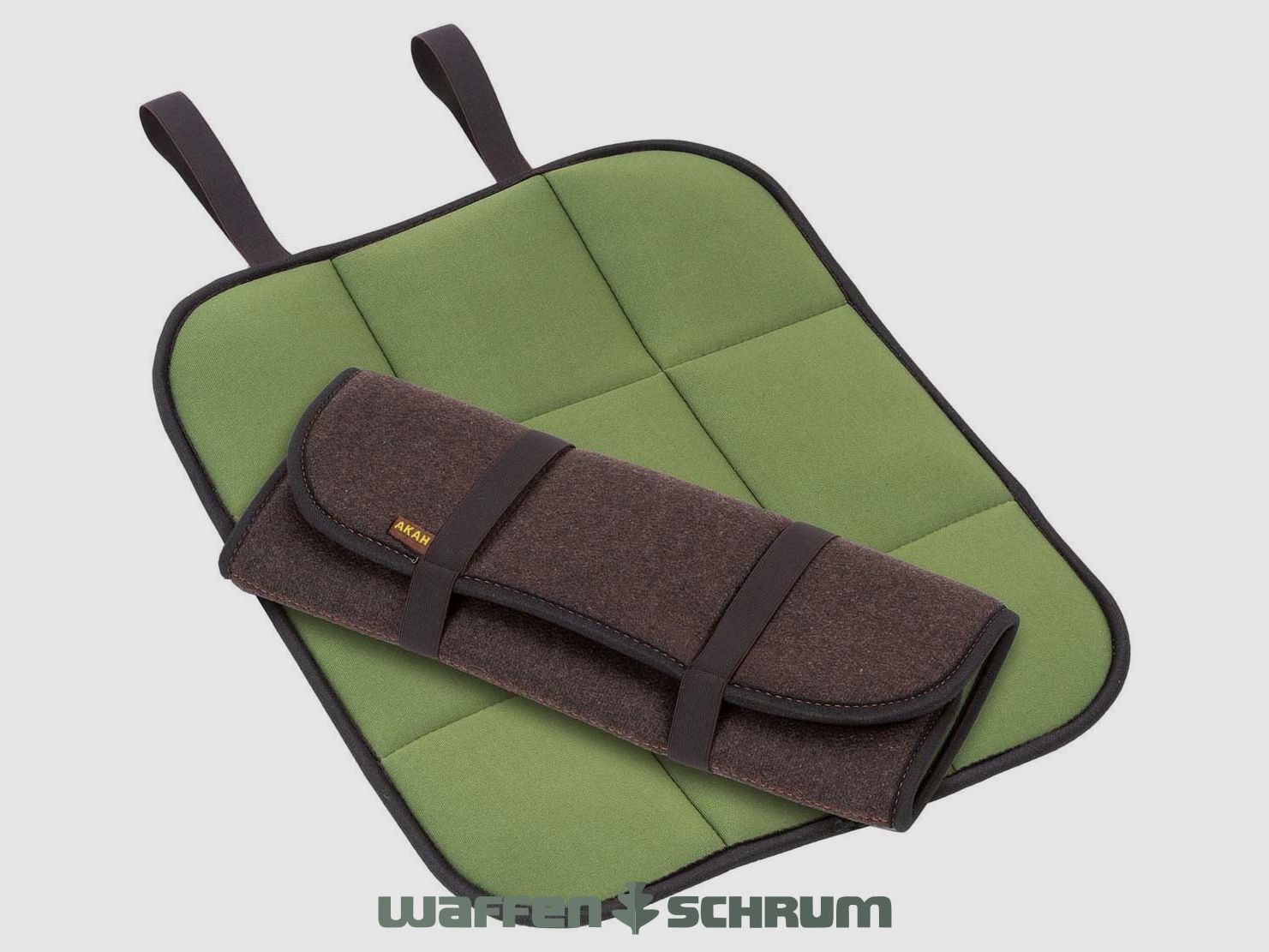 AKAH Faltbares Sitzkissen Loden mit Neopren
