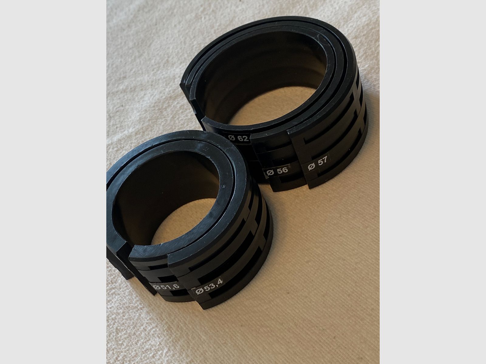 Reducer rings for mounting night vision attachment