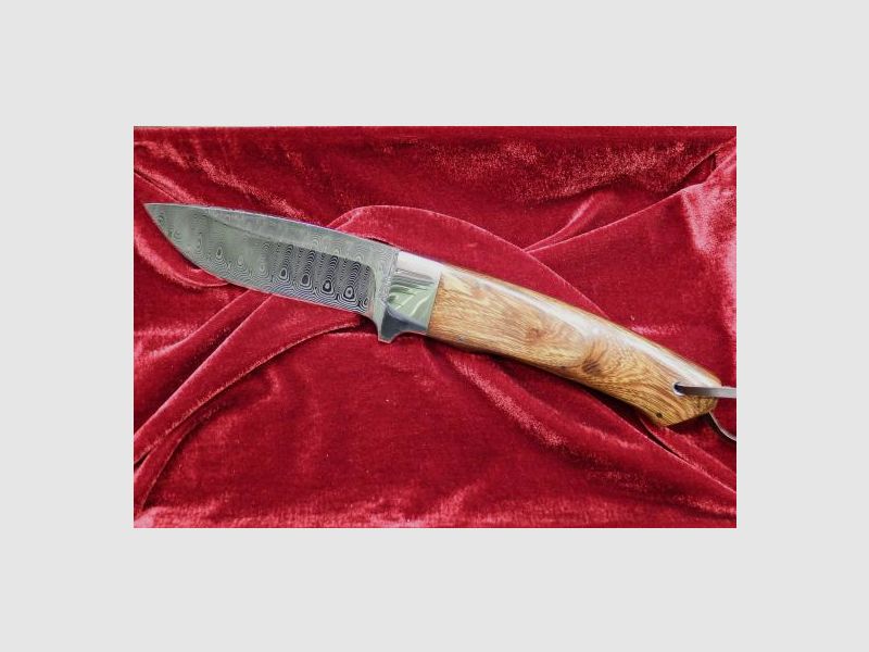DNC Hannibal Ironwood Jagdmesser Damast