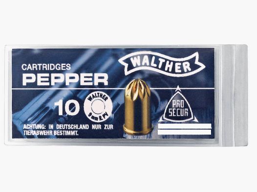 Walther 4.1306 Pfeffermunition 9mm R PV für Revolver