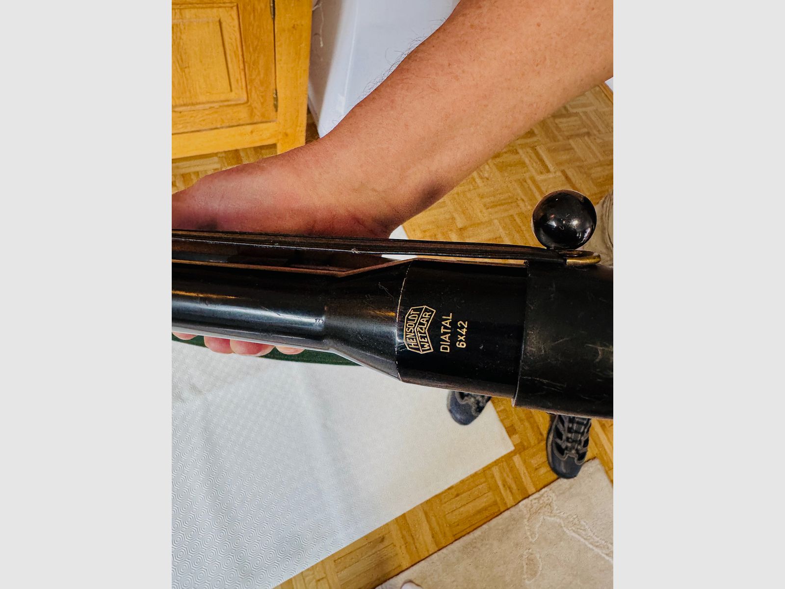 Repetierbüchse Mauser Modell 98 – Kaliber 7×64 – Deutscher Stecher – Hensoldt 6×42, Absehen 1 – Suhler Einhakmontage