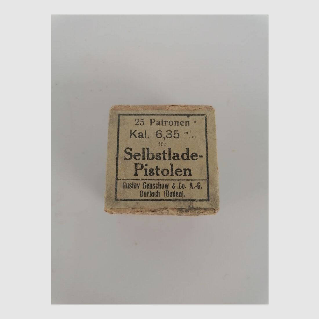 Gustav Genschow & Co. A.-G. Selbstladepistolen