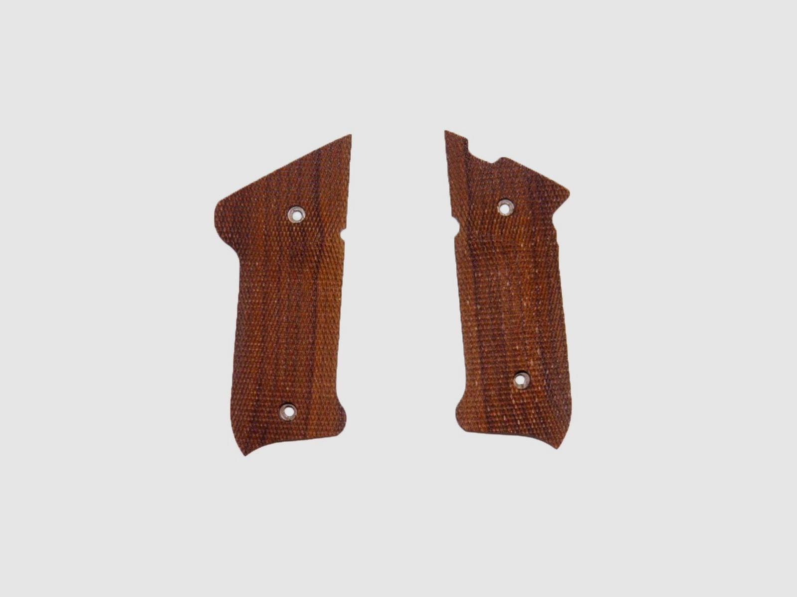 Grip panels wood punched Ruger MKII/III