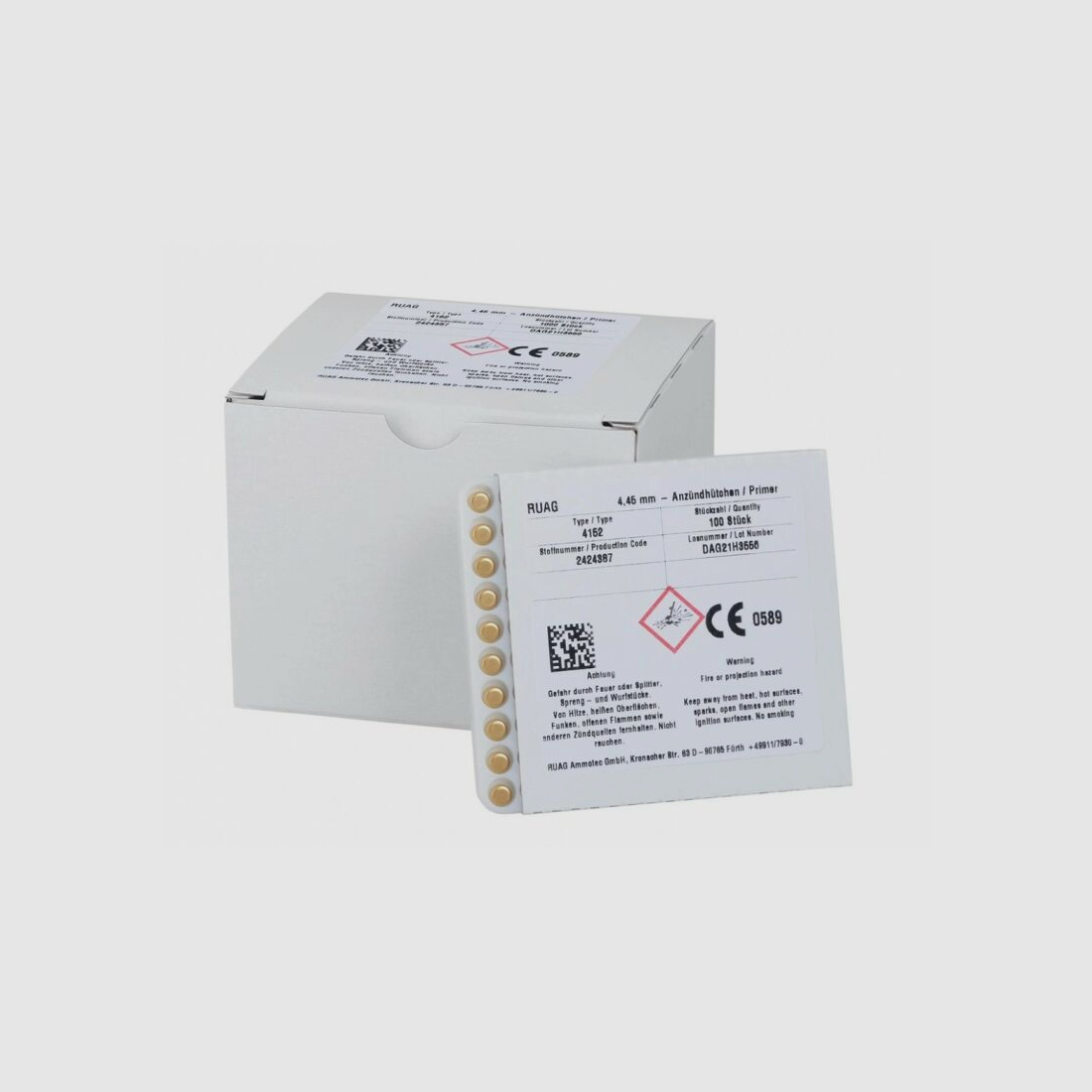 RWS Boxer primers 4152 Small Pistol Geco