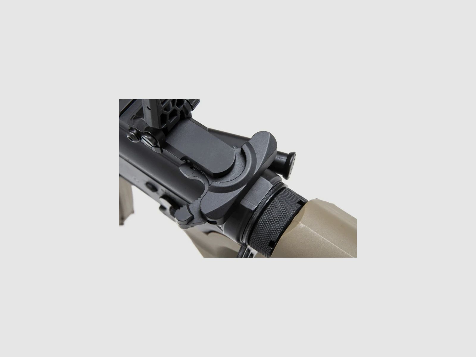 SA M4 Carbine M-LOK (SA-P20 PRIME™ Aster II ETU BLDC™) Rifle Airsoft Libre a partir de 18 - Negro/Tan -F-