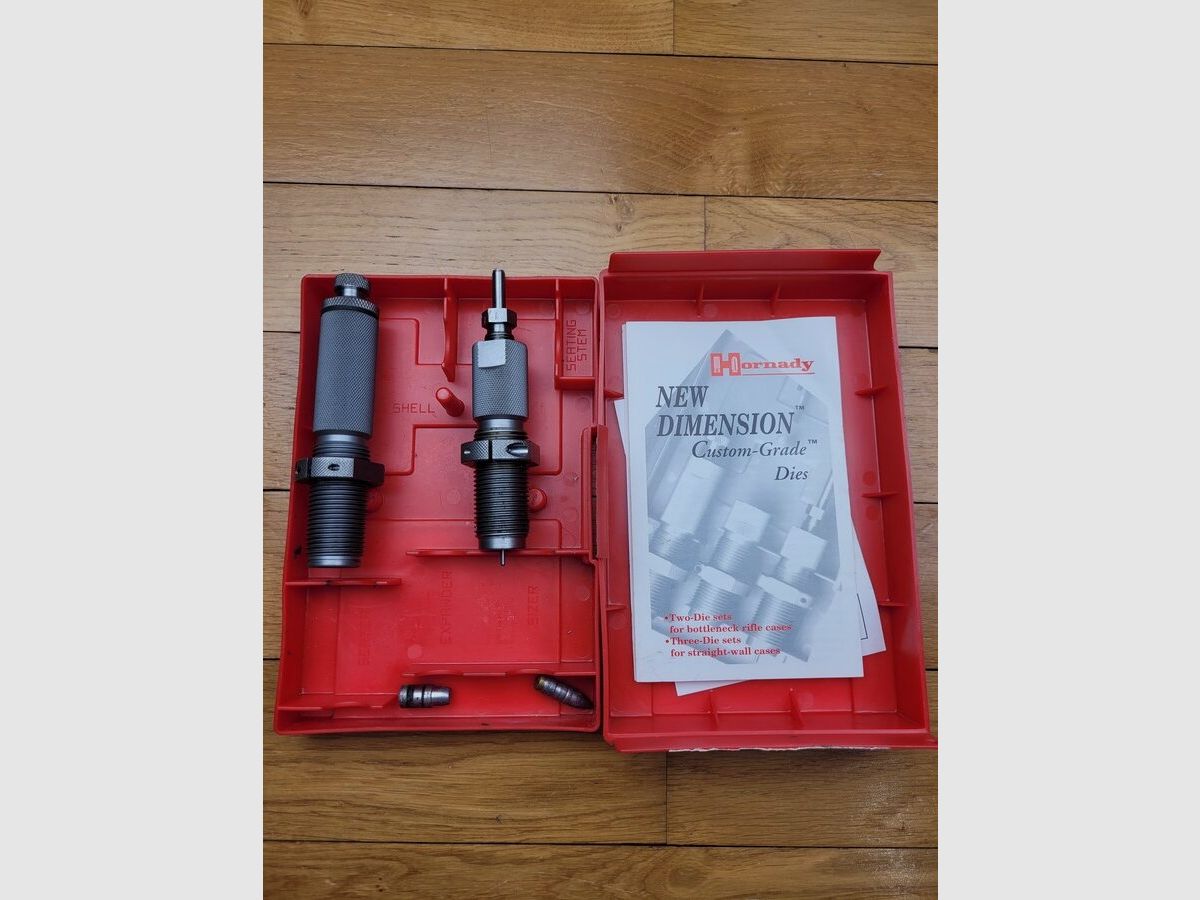 Ottimo set di 2 strumenti Hornady – calibro 8x60S Caccia/tiro – Ricarica armi ricanalate – TBE, immagine 3 di 3