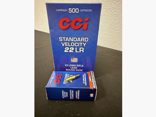  CCI Standard Velocity Kleinkalibermunition .22LR 40grain   auf Lager!!