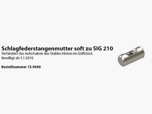 Wyss dado della molla percussore soft SIG P210