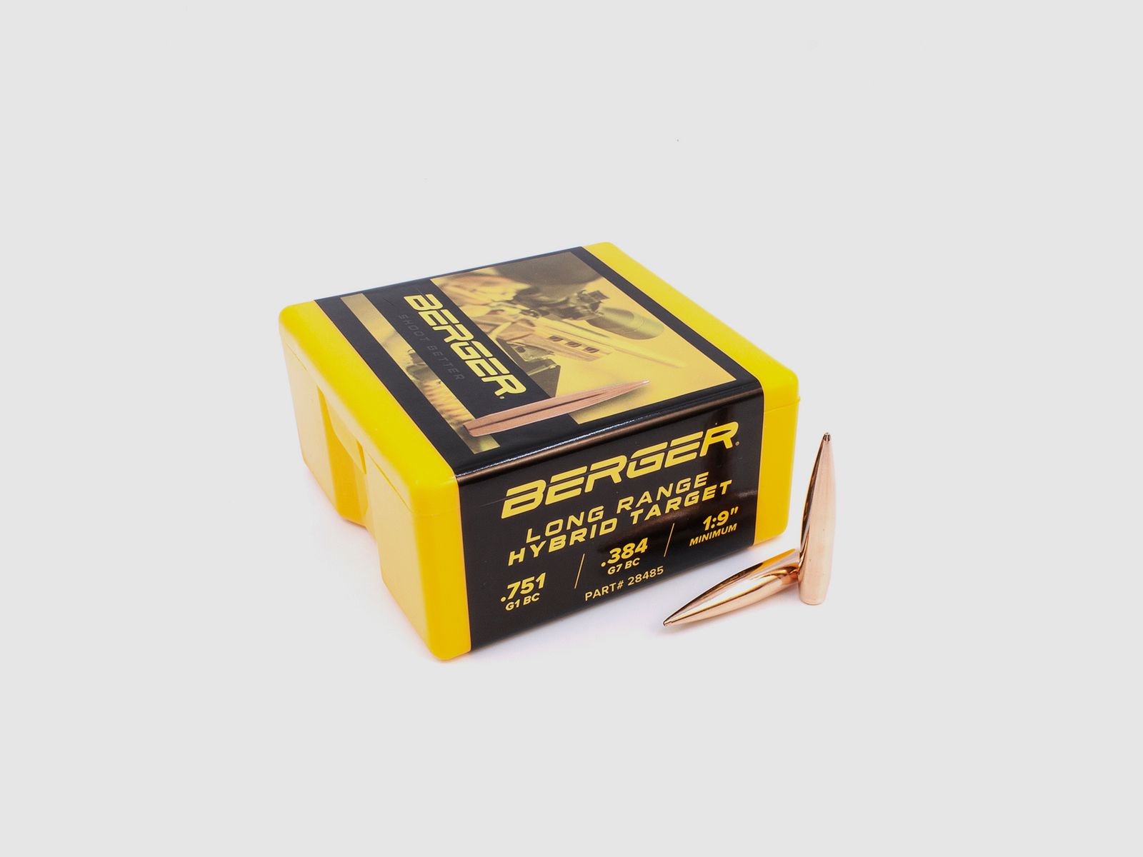 Proiettile Berger 7mm/.284 Long Range Hybrid Target 190GR 500 pezzi