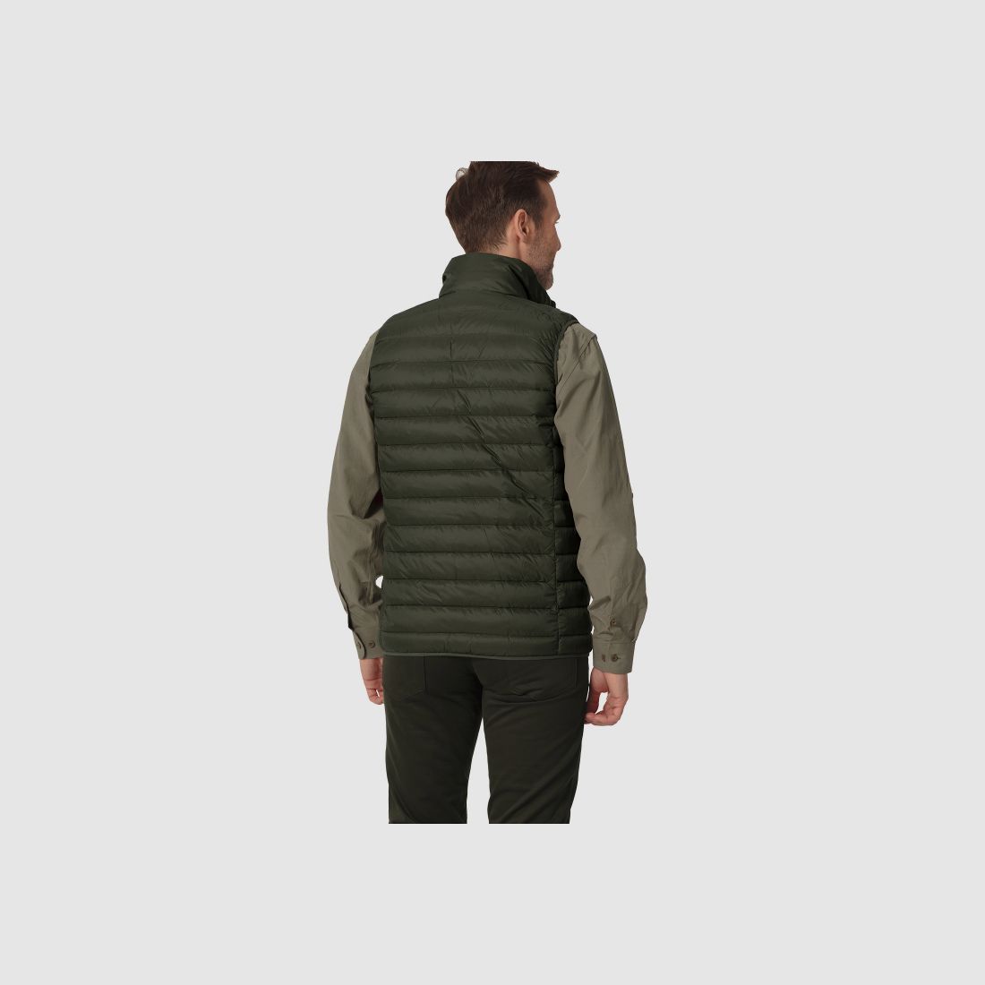 Green men's down vest Tagart Wing 4, image 2 of 3