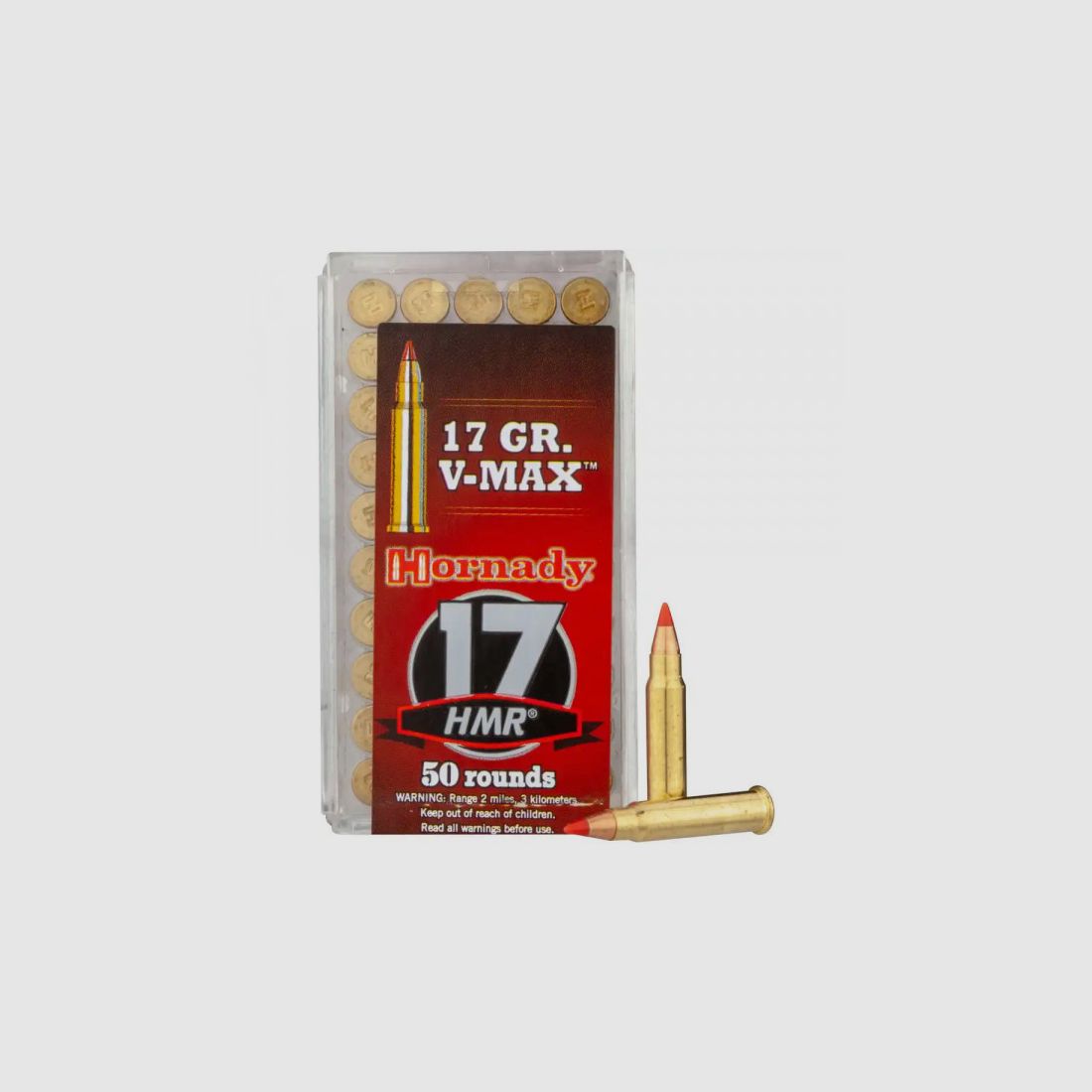 HORNADY .17HMR VARMINT EXPRESS- 17 GRS - V-MAX - 50 SCHUSS