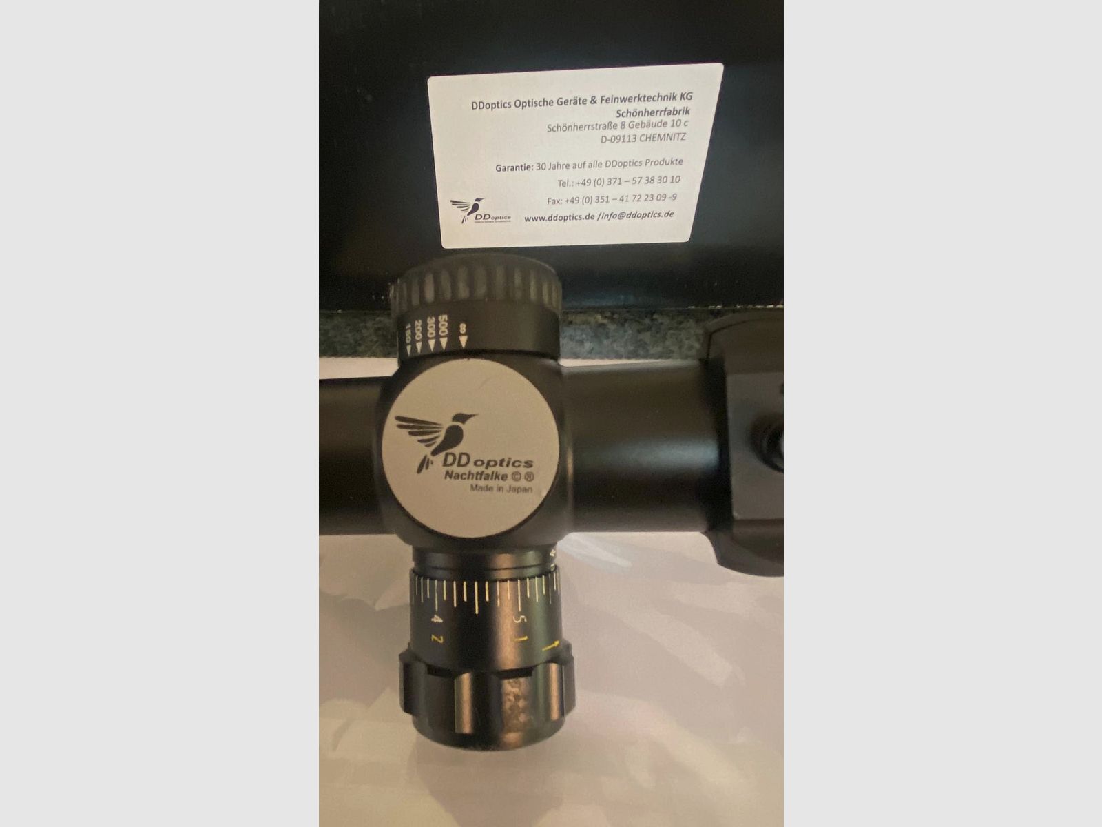 DD optics Nachtfalke Gen. 3 5-30/50 mit Flipcaps in Originalverpackung