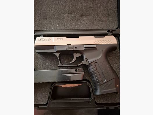 Walther P99 Bicolor 9mm P.A.K. "like new