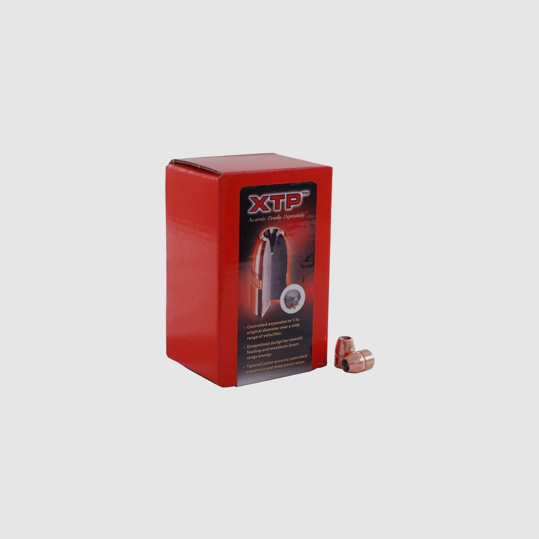 Proiettile Hornady .44/.430 HP/XTP con anello di crimpatura 200GR 100 pezzi