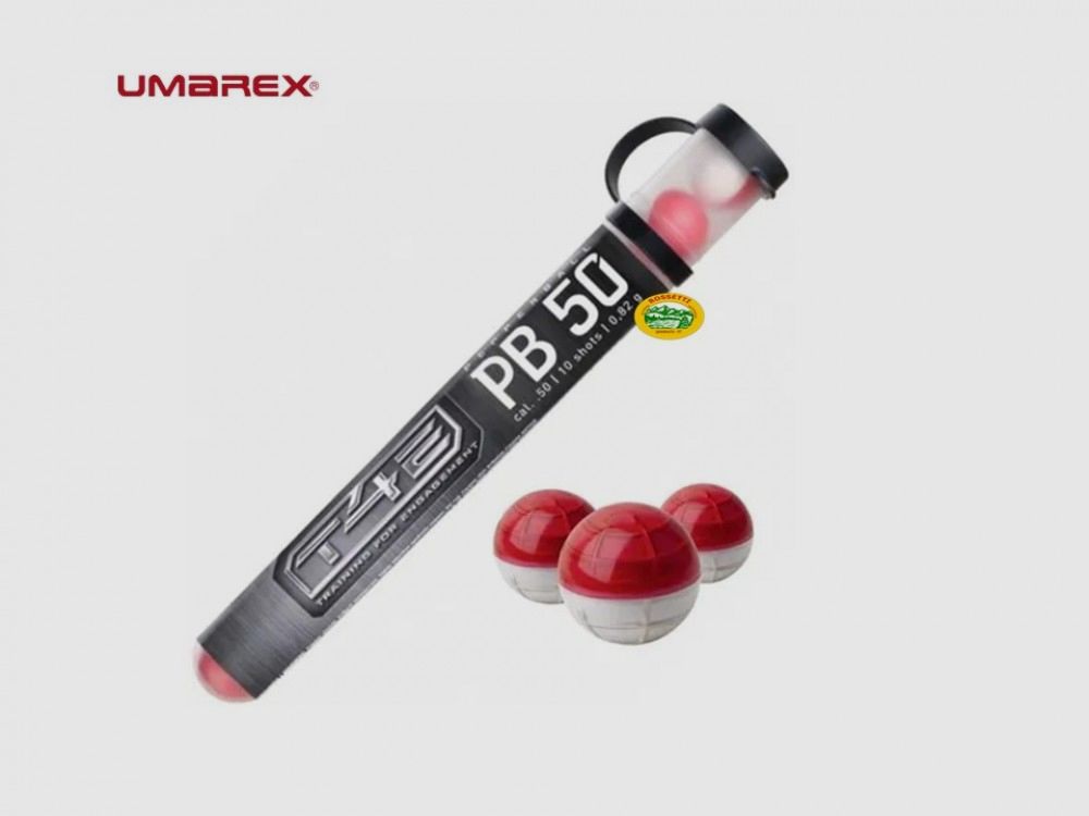 Bolas de pimienta UMAREX cal. 50 para pistolas de paintball y de defensa