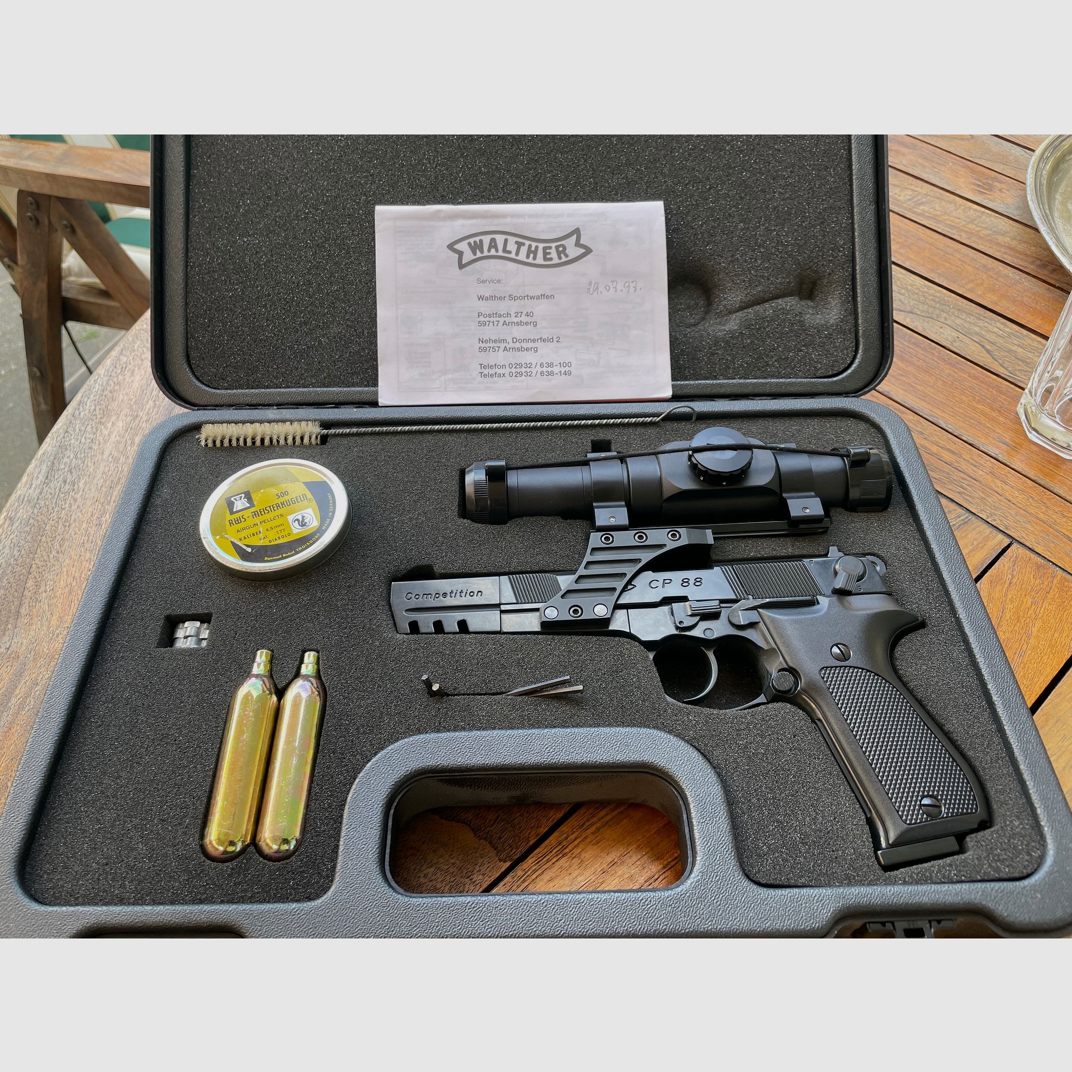 Walther CP 88 Trophy mit Reddot, TOP Zustand