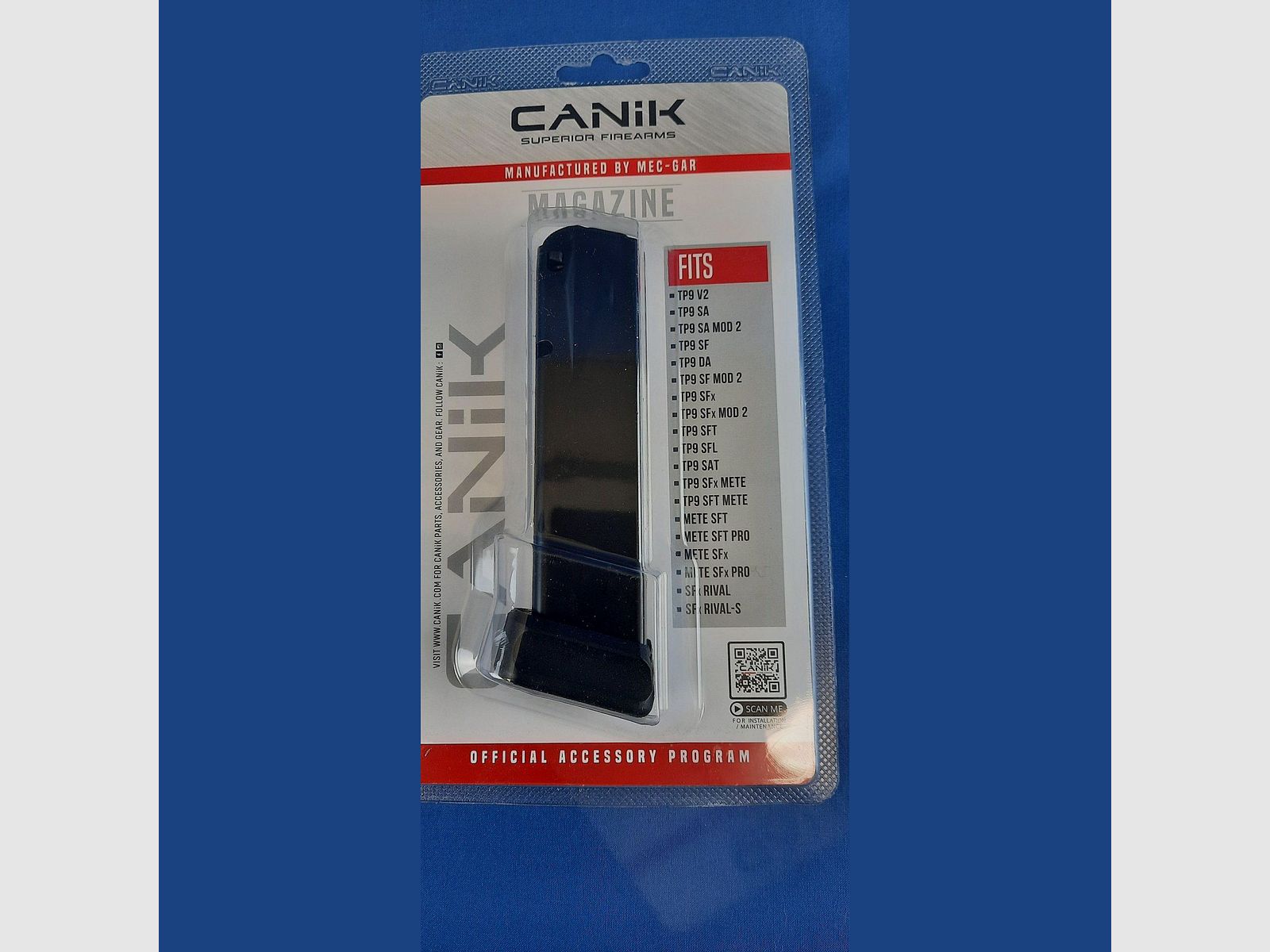 Chargeur Canik Full Size Cal. 9x19mm 20 Cartouches