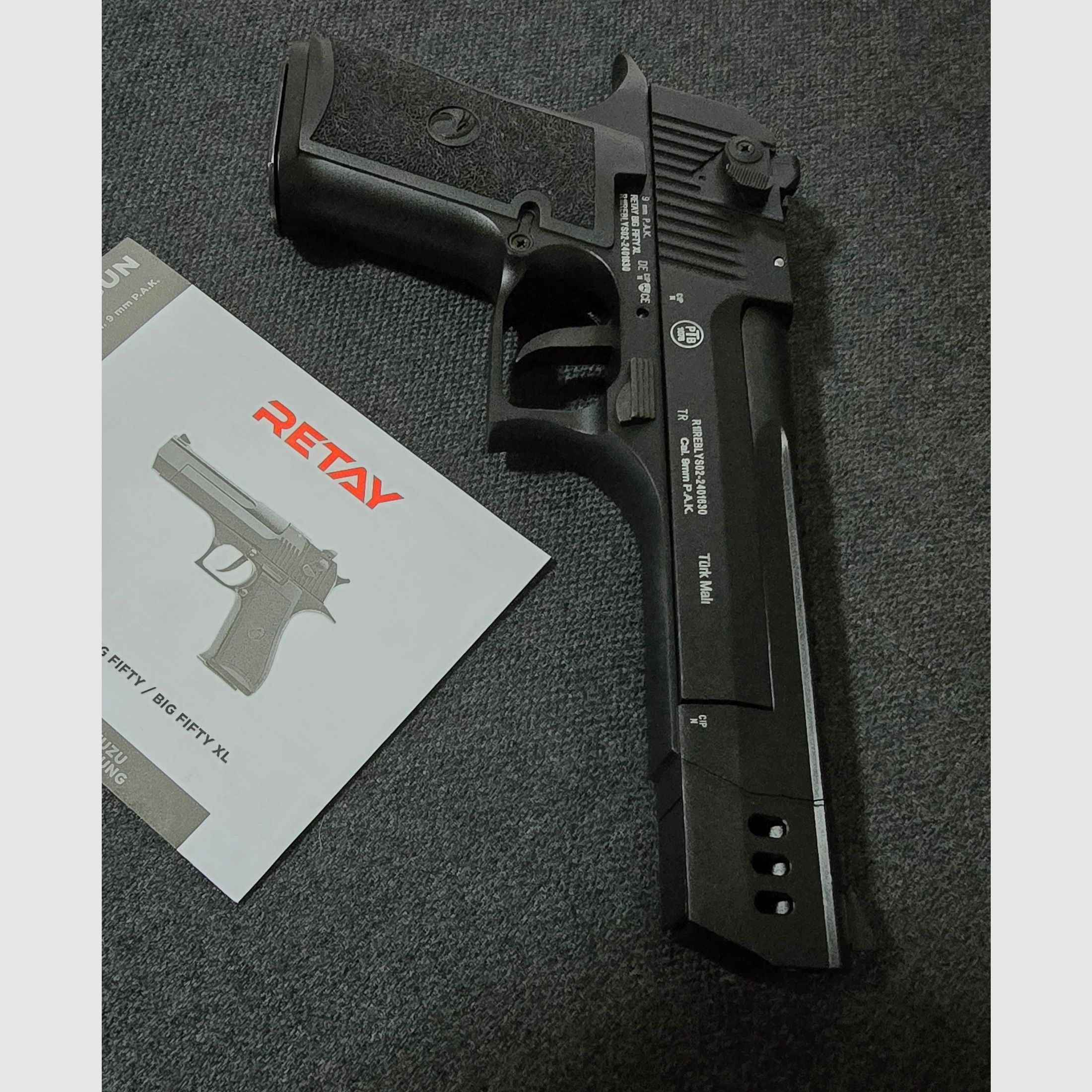 Retay Big Fifty XL 9mm PAK Schreckschuss (Desert Eagle)