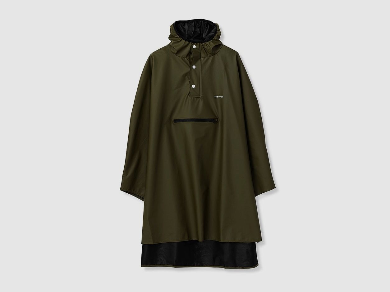 Tretorn Pu Light Rain Poncho Green