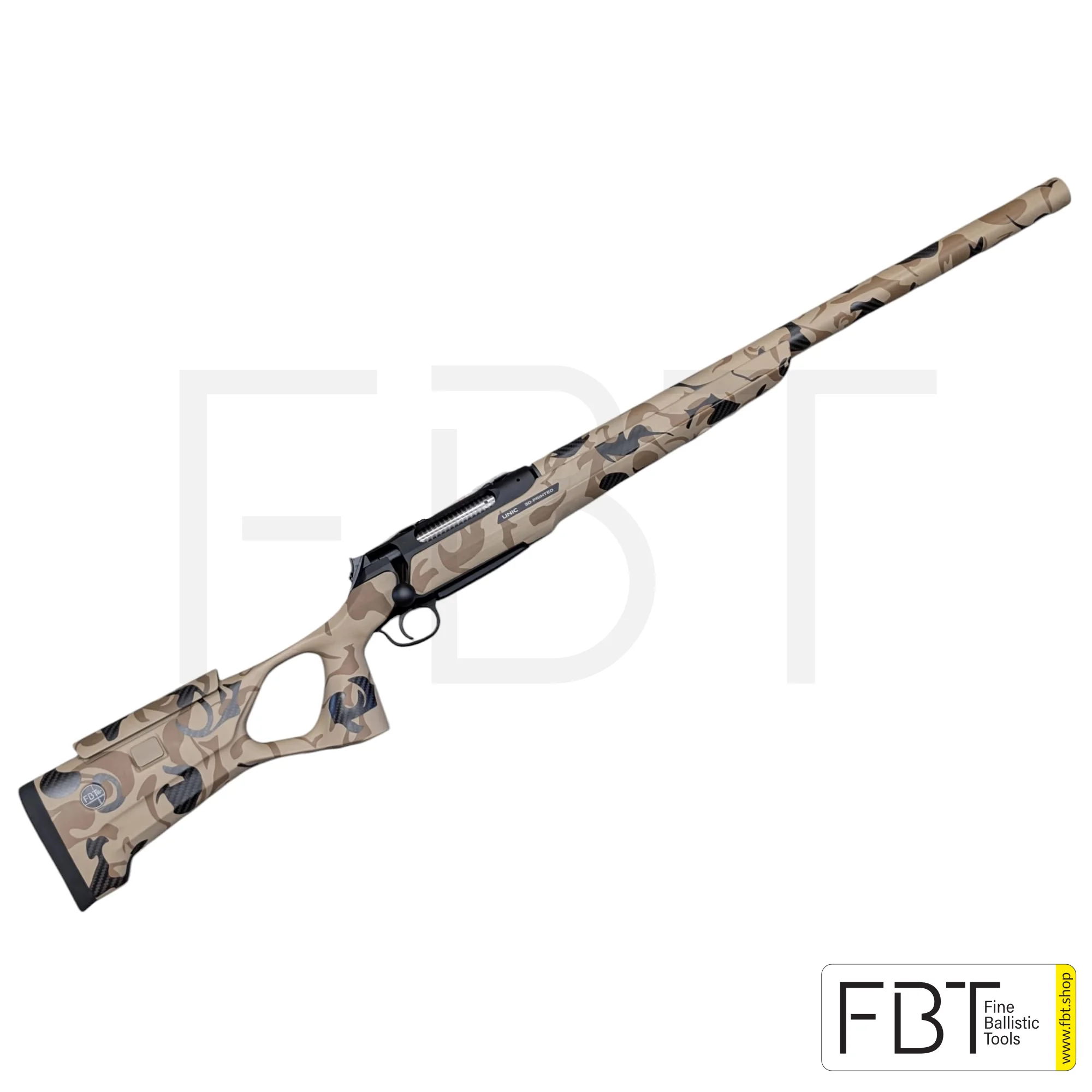 Sauer 404 .308 Win. Waffe mit UNIC Carbonschaft Sand Camo und Integral Schalldämpfer | Marktplatz Angebot