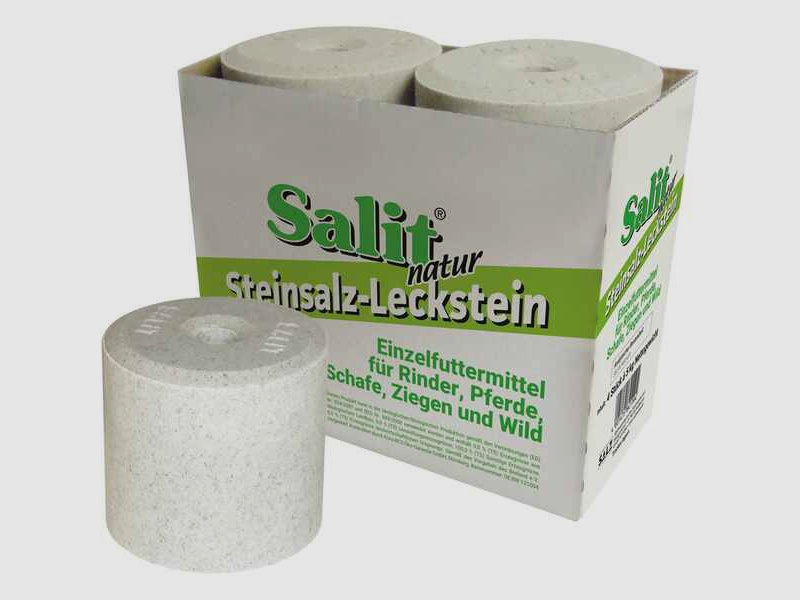 Leckstein Salit Steinsalz 4 x 5kg