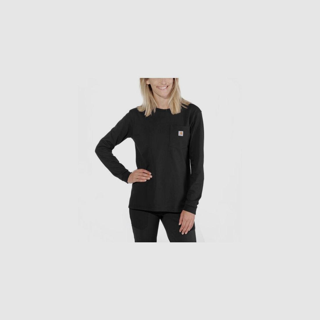 Carhartt Herren Langarm Shirt Work mit Tasche L/S