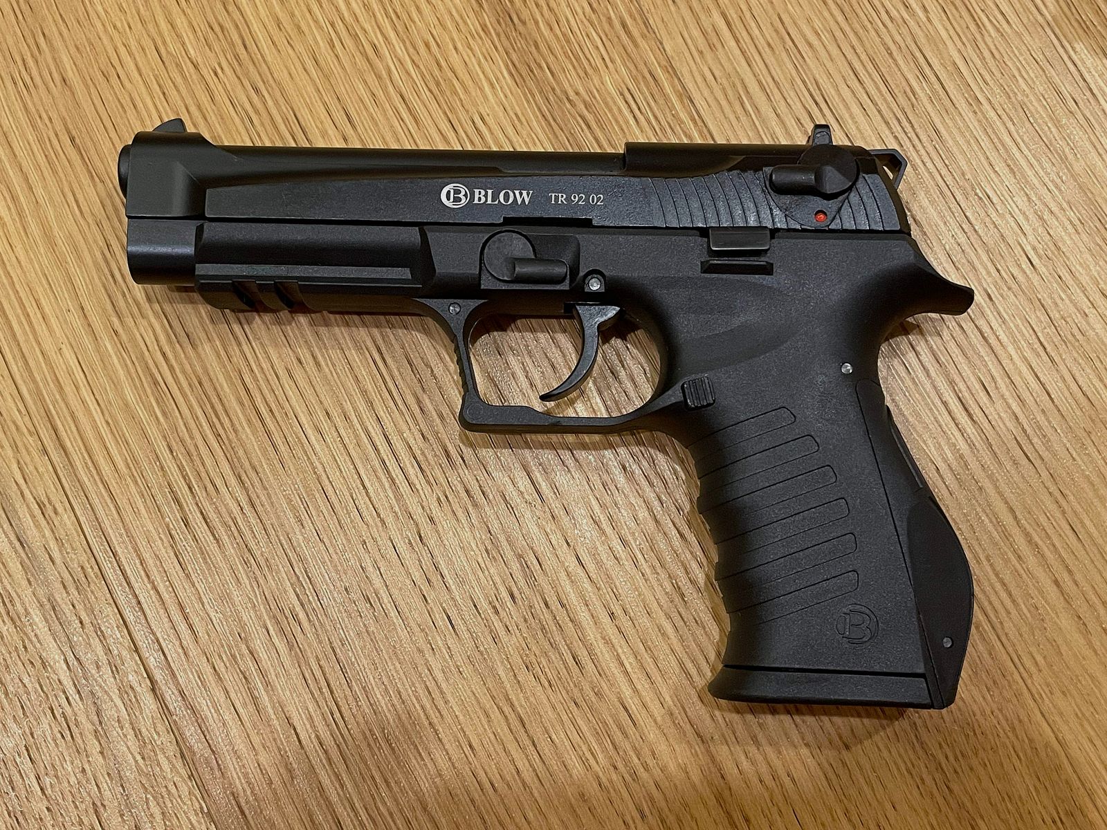 BLOW TR92-02 Black – 9 mm P.A.K. / Beretta M9A3 / M9A4 Style – Wysyłka na terenie całej UE / EU-Wide Shipping, zdjęcie 1 z 11