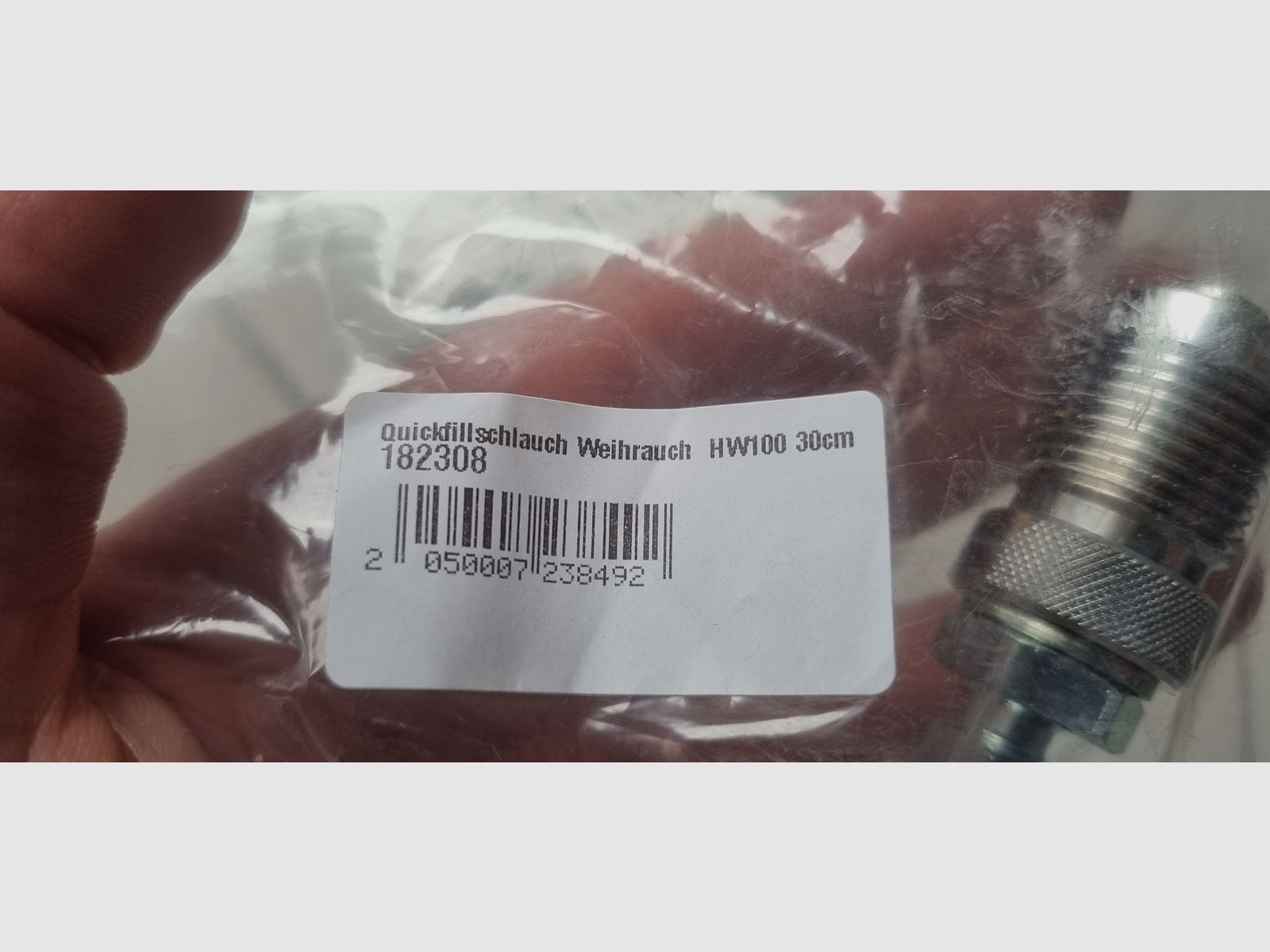 Weihrauch Quickfillschlauch HW 100         30cm