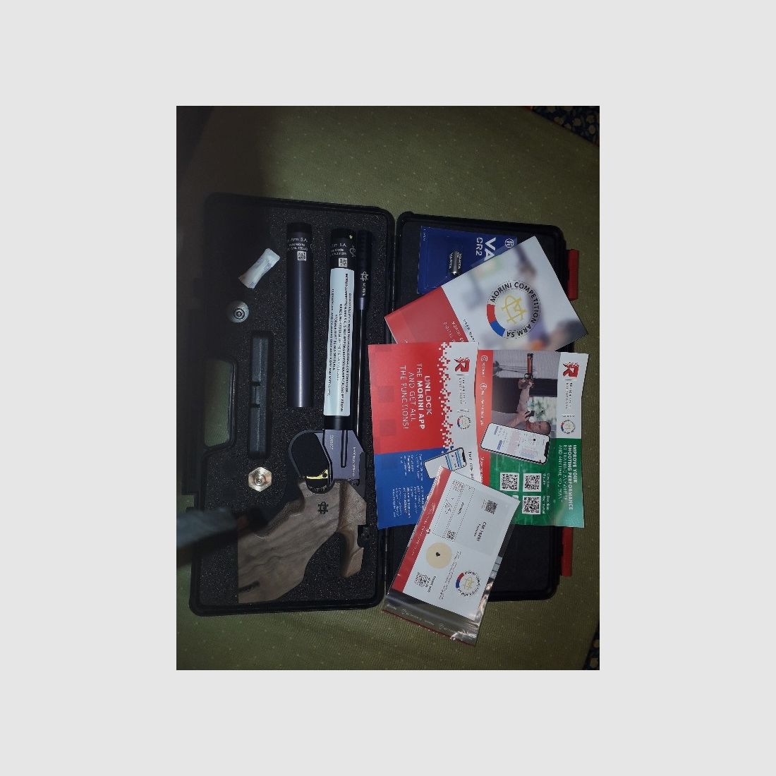 Morini LP CM 162 EI - Titan mit elektronischem Abzug und 2 Kartuschen - NEU - 