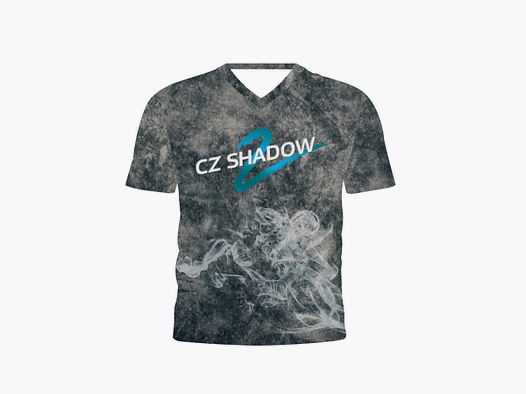 DED CZ Shadow 2 T-Shirt Smoke - Grau, Größe: S, Benutzerdefinierter Name: Kein Name, Bekleidungsart: Damen