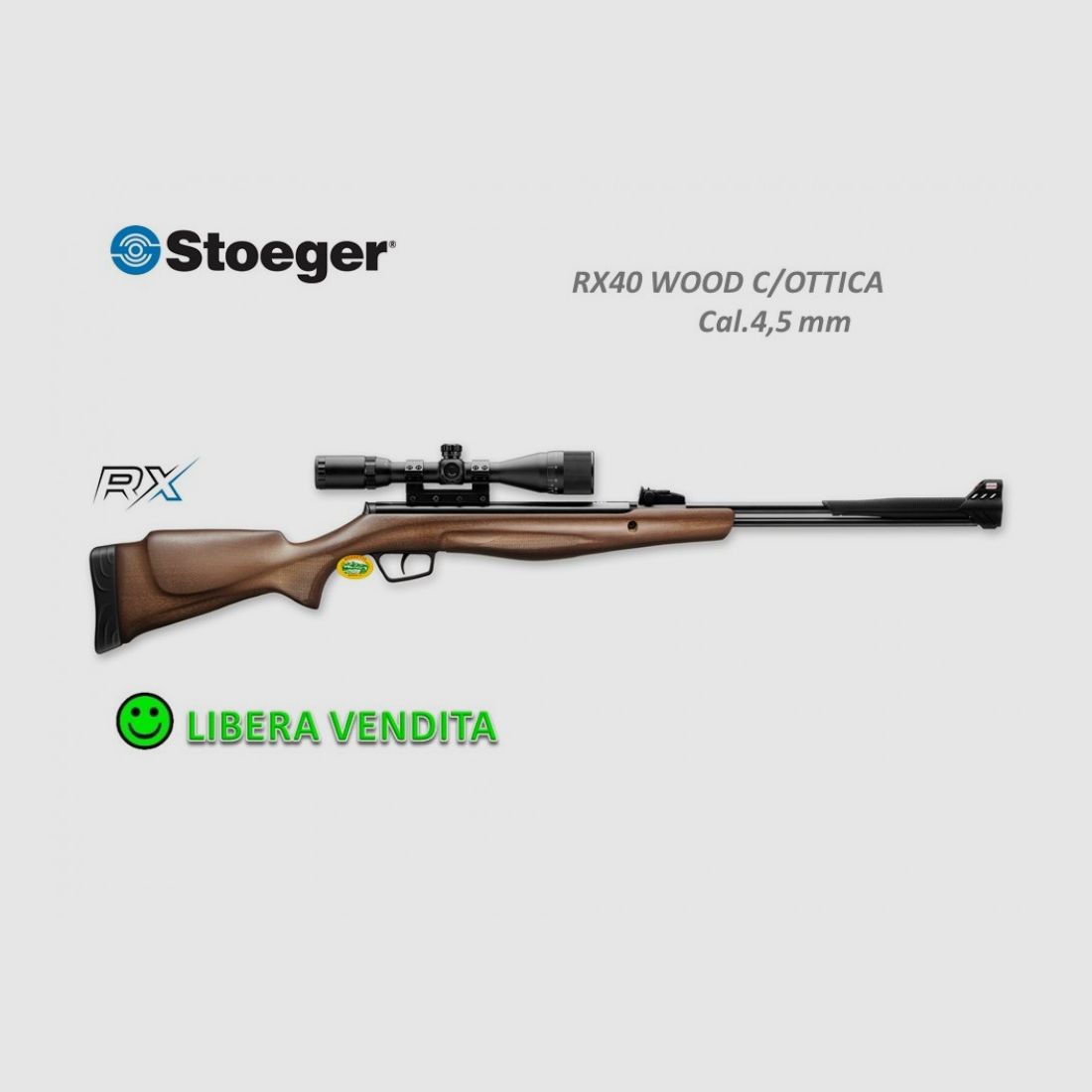 STOEGER RX40 cal.4.5 Wood with scope