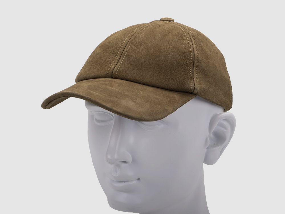 Skogen Base Cap en Cuir Nubuck Chapeaux de Chasse, Bonnets & Casquettes